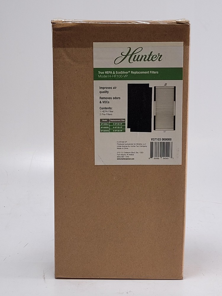 True HEPA Replacement Filter Compatible Hunter H-HF100-VP Medium Tower