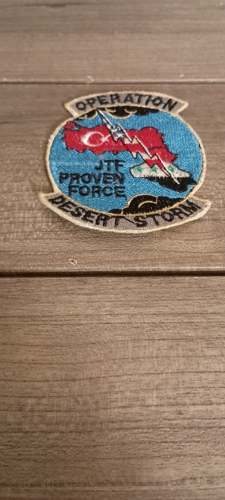 Operation Desert Storm JTF Proven Force US Air Force Sew On Patch