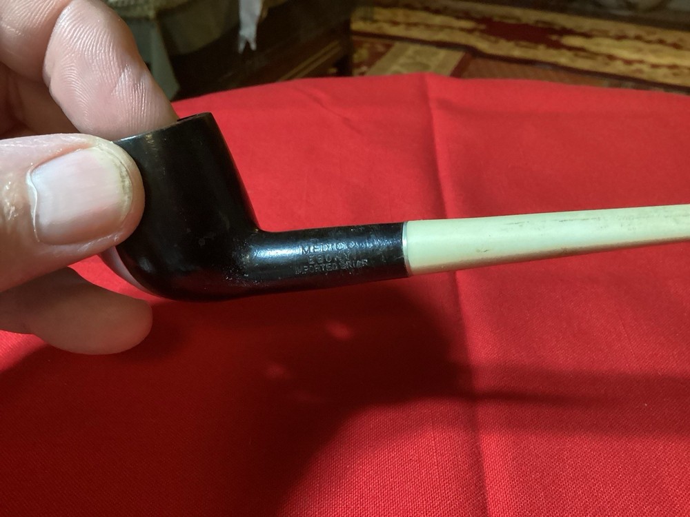 Medico Pipe Ebony Imported Briar