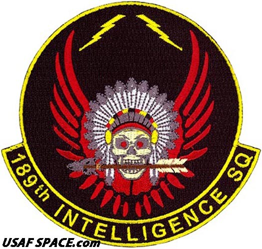 USAF 189TH INTELLIGENCE SQ - Oklahoma ANG - EYE IN THE SKY - ORIGINAL PATCH
