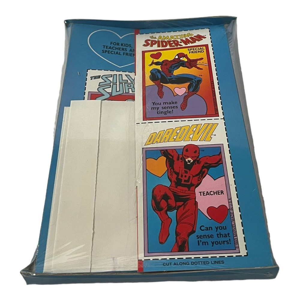 Marvel Universe Vintage Valentines 1993 Sealed Paper Magic
