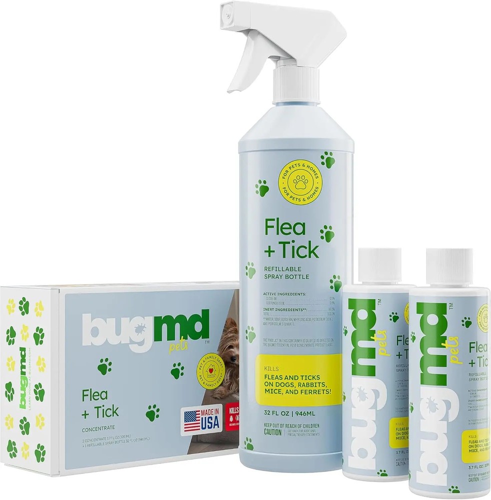 Flea & Tick Concentrate Starter Pack (3.7oz, 2-Pack) – Natural Essential Oil