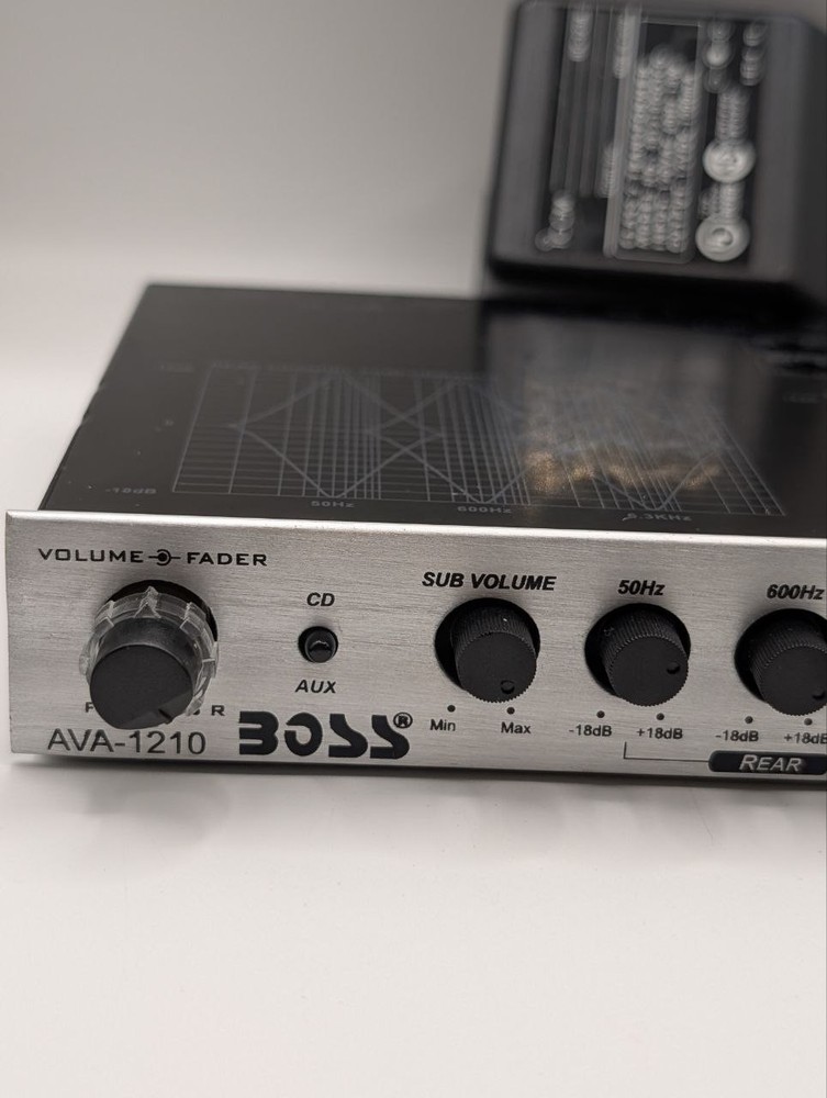 Boss Audio AVA-1210 7-Band Parametric Equalizer Car Audio EQ Signal Processor