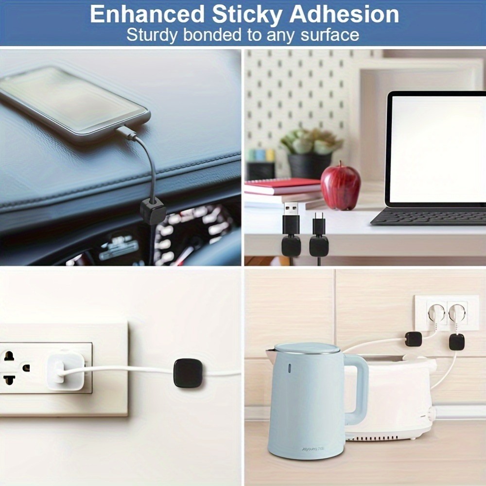 12 Pack Magnetic Cable Clips