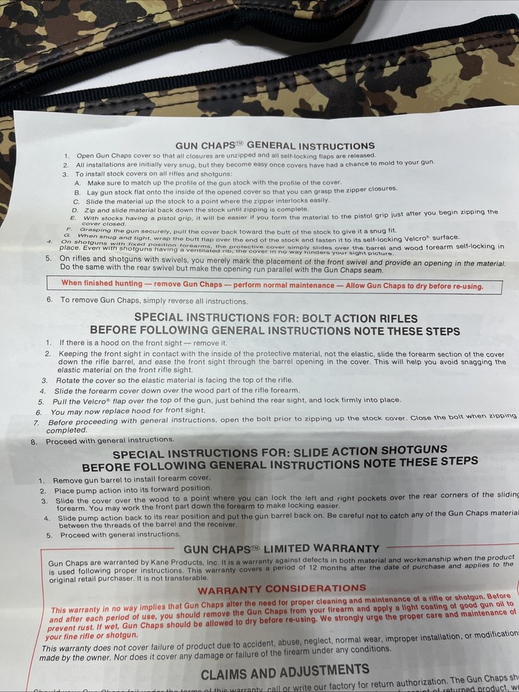 Kane Gun Chaps - Vintage 1981