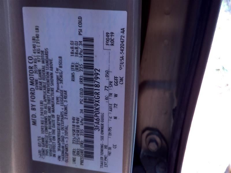 FUSION 2016 High Mounted Stop Light 1036812691