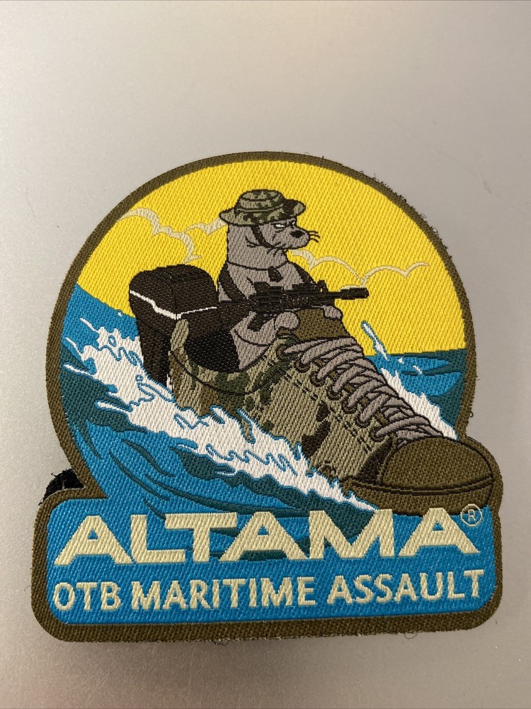 NEW Full Color ALTAMA OTB MARITIME ASSAULT Patch with hook back