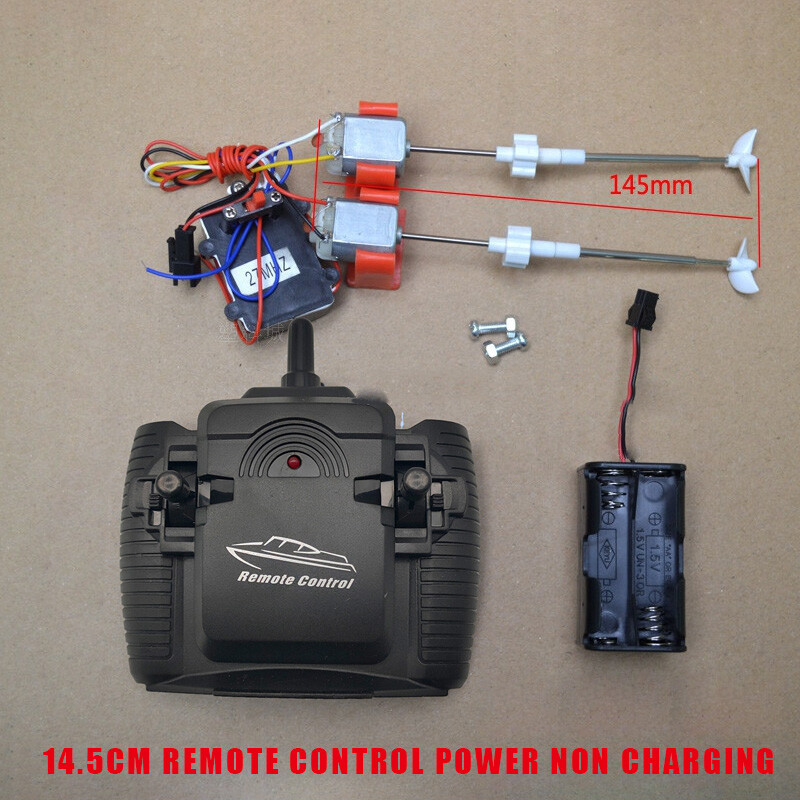1X For Model Boat Kits Shaft+Bushing+Motor+Propeller+Controller+Receiver Kit DIY