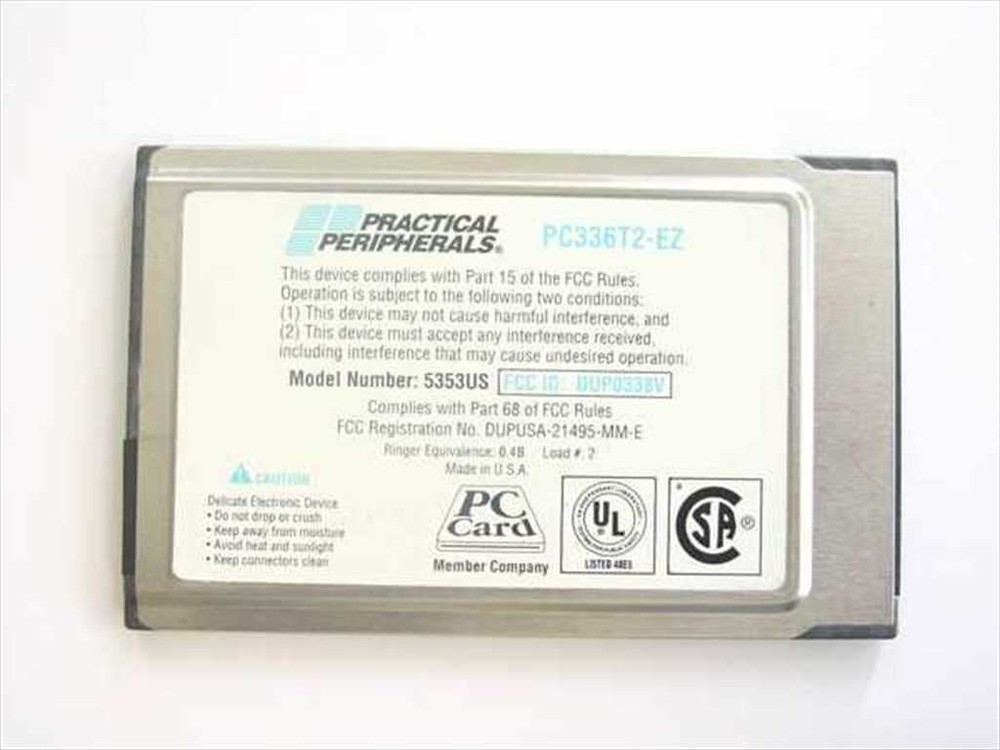 Practical Peripherals 5353US ProClass 336 V.34 Data/Fax Modem EZ-Port PC336T2-EZ