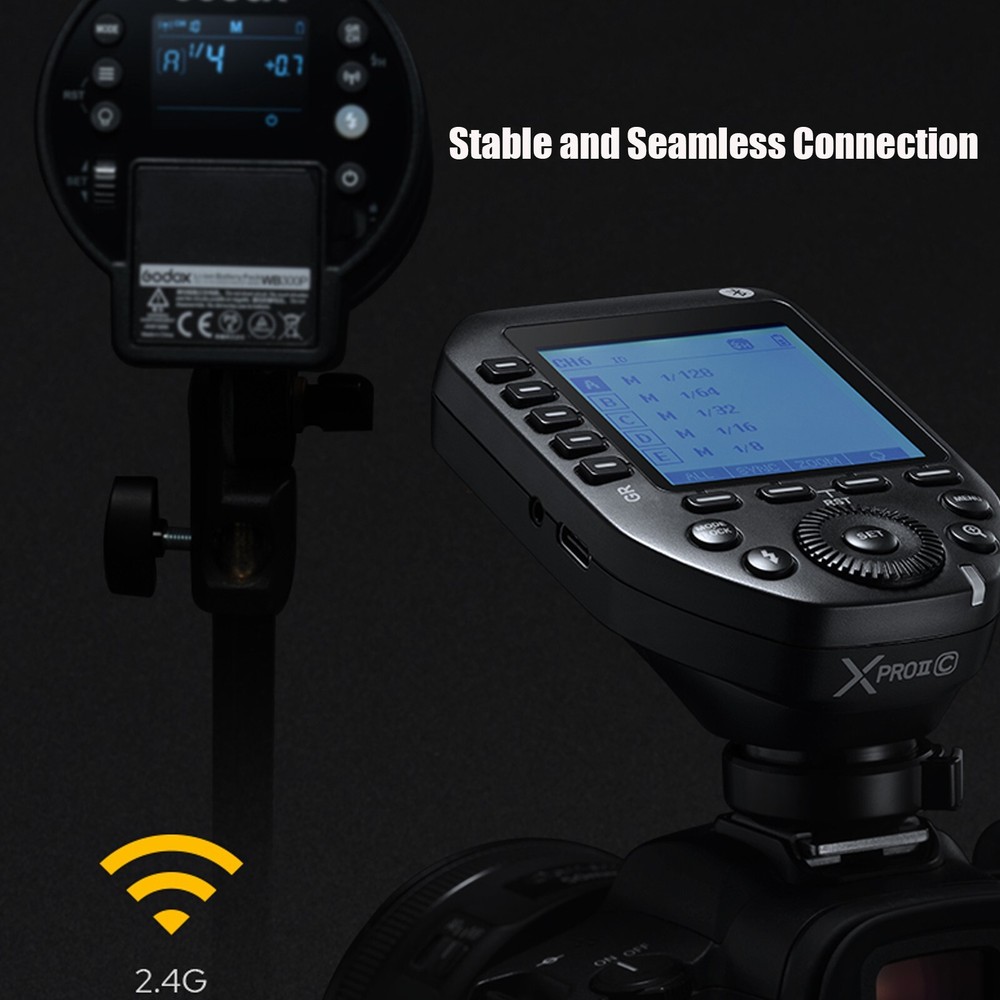 Godox XProII-S 2.4G TTL HSS Camera Flash Trigger Transmitter for Sony+Gift