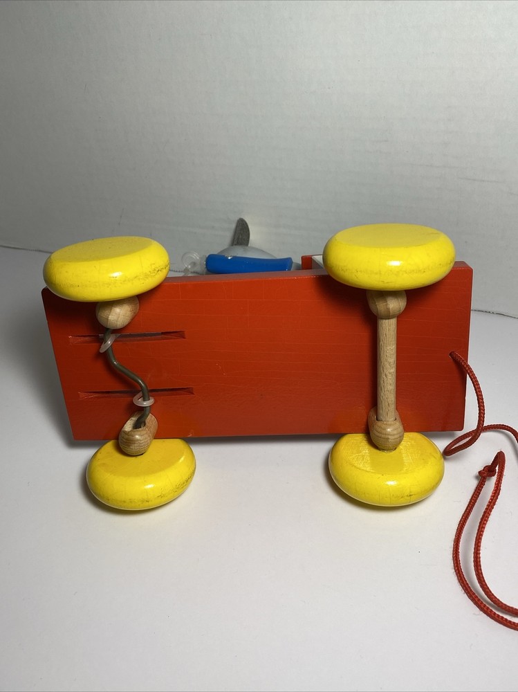 Mouse/ Rat Xylophone Wooden Pull Toy Works-READ