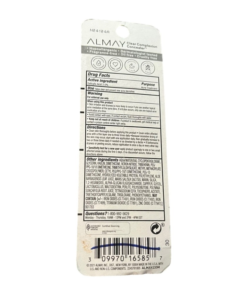 Almay | Clear Complexion Concealer 400 Medium Deep Expired Sealed