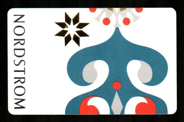 NORDSTROM Christmas Tree ( 2015 ) Gift Card ( $0 )