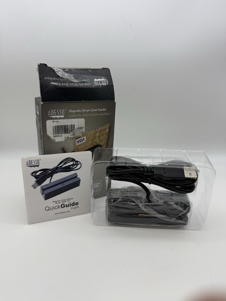 Adesso MSR-100 Magnetic Stripe Card Reader