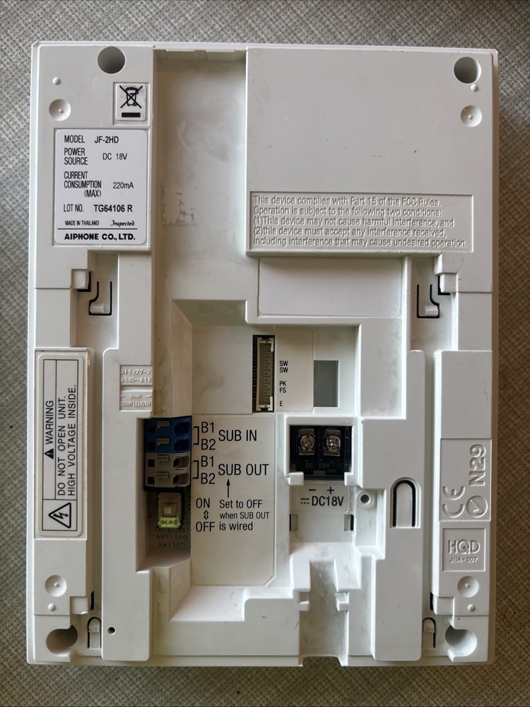 USED AIPHONE JF-2HD