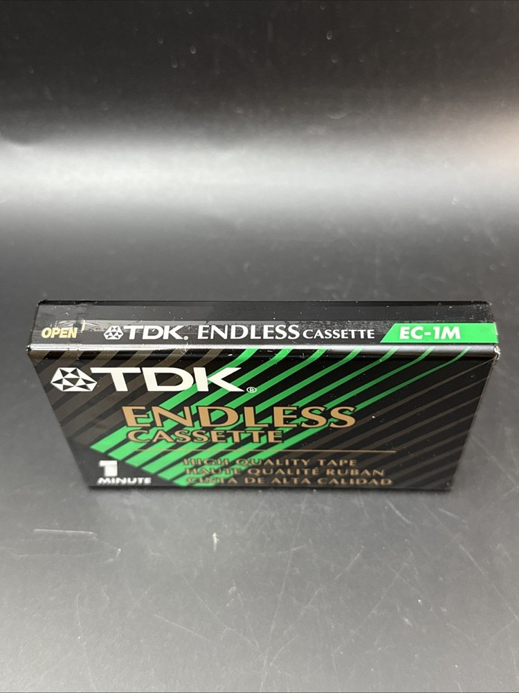 TDK EC-1M Endless Cassette Special Use Blank Audio Cassette - SEALED