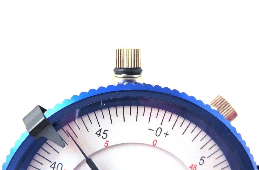 Dial Indicator, SAE, 0.0005 Resolution (Half a Thousandth), 1" Travel, Accuracy