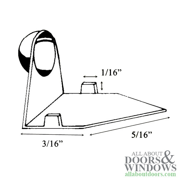 Andersen Barbed Grille Fastener