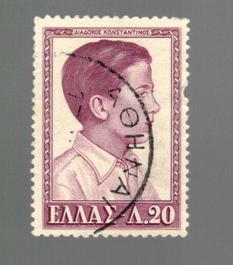 Greece, Scott 588, Crown Prince Constantine--1956--used