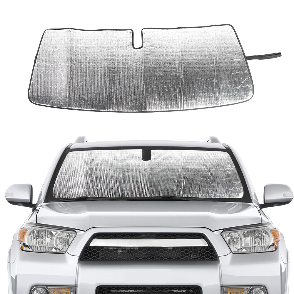 Front Windshield Sunshade Heat Shield Sun Visor Mat For 4Runner 2017-2019