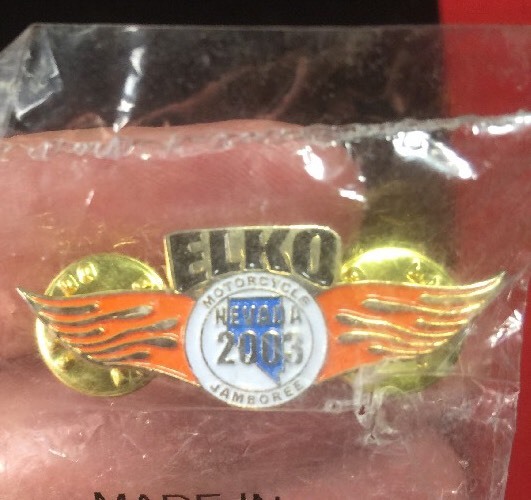 Biker PIN 2003 ELKO MOTORCYCLE JAMBOREE ~ Nevada PD38
