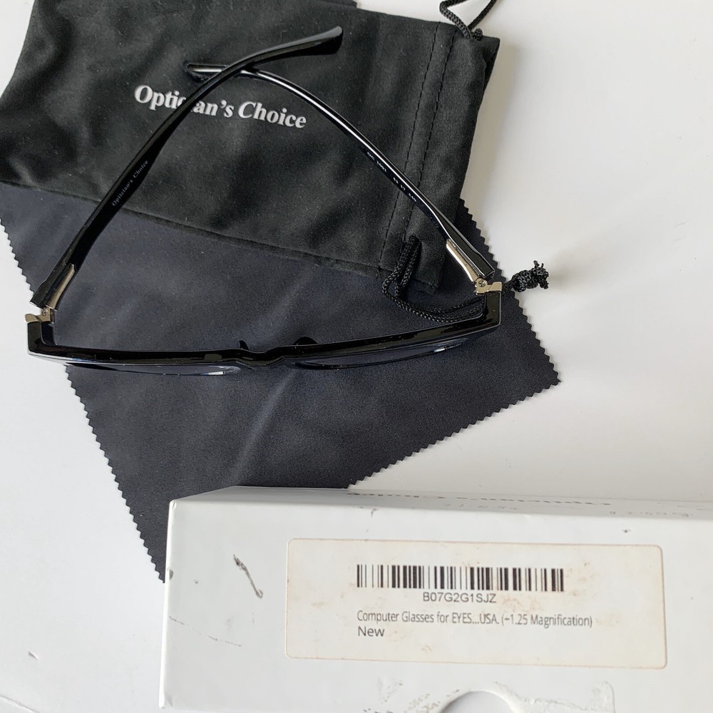 Full Rim Video Computer Gaming Glasses - 1.25 Magnification