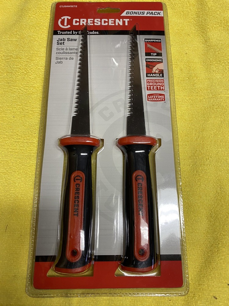 Drywall saw/ Jab Saw - Crescent - 2 Pack