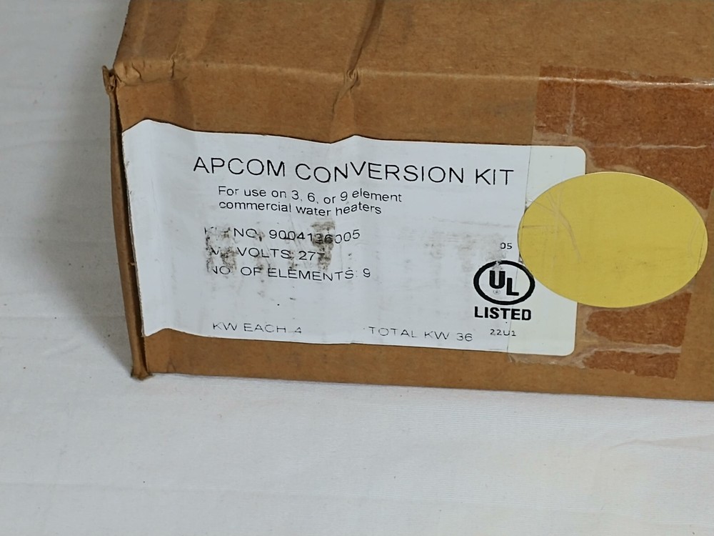 Apcom AO Smith Water Heater Conversion Kit 4000W 9 Elements 277V 9004126005