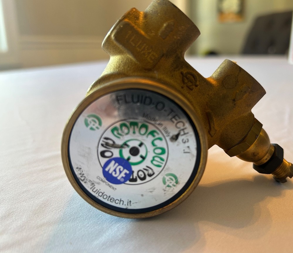 FLUID-O-TECH Rotary Vane Pump: Brass PA1540