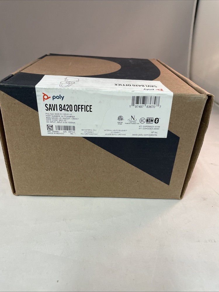 Plantronics Savi Wireless Headset System - Black