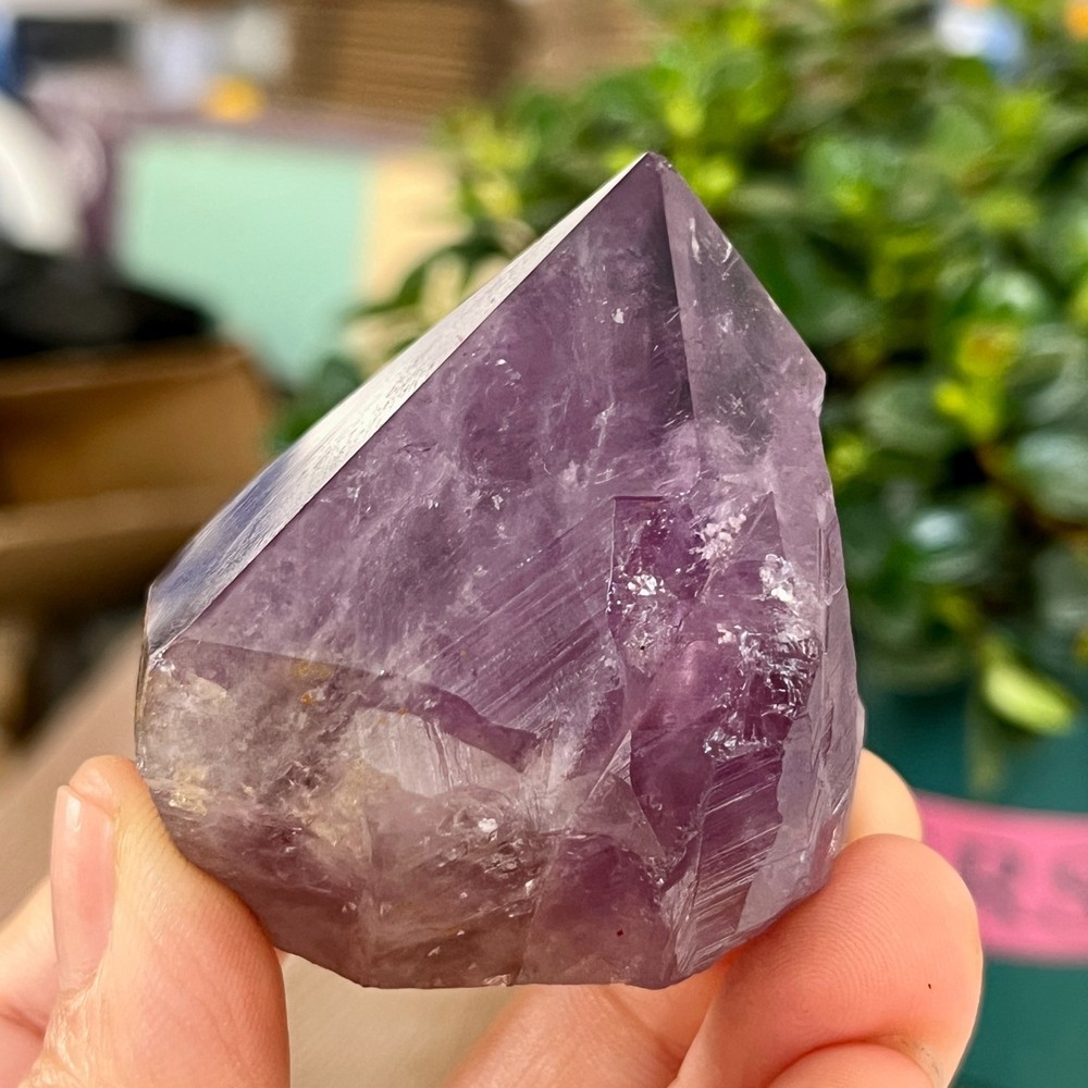 139g Natural Amethyst geode quartz clustercrystal specimen Healing