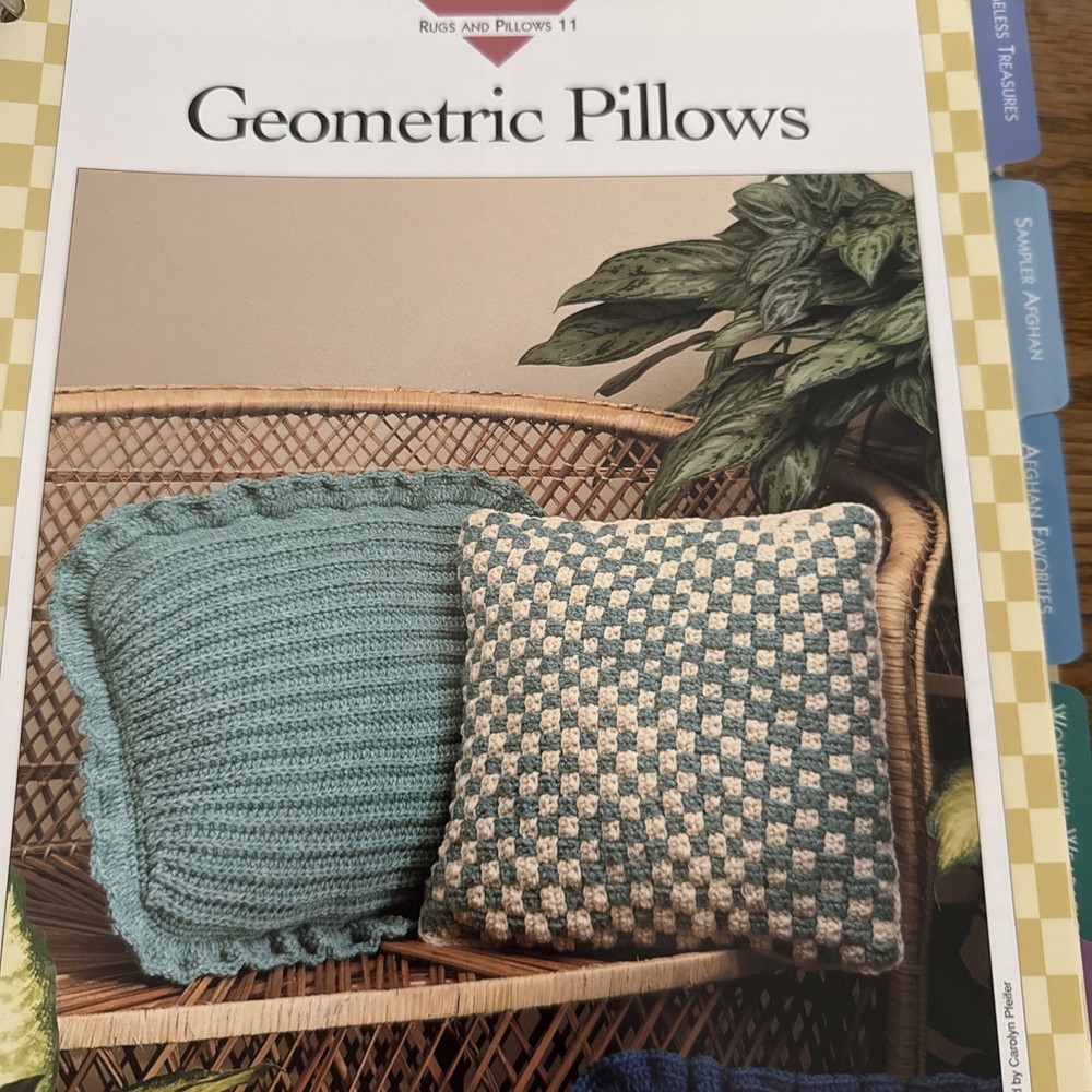 CROCHET ~ “Rugs and Pillows” ~ 10 PATTERNS ONLY~