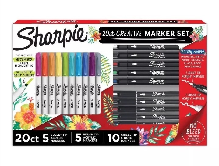 🥥 Sharpie Creative Markers Assorted 20pk Multicolored🆕️