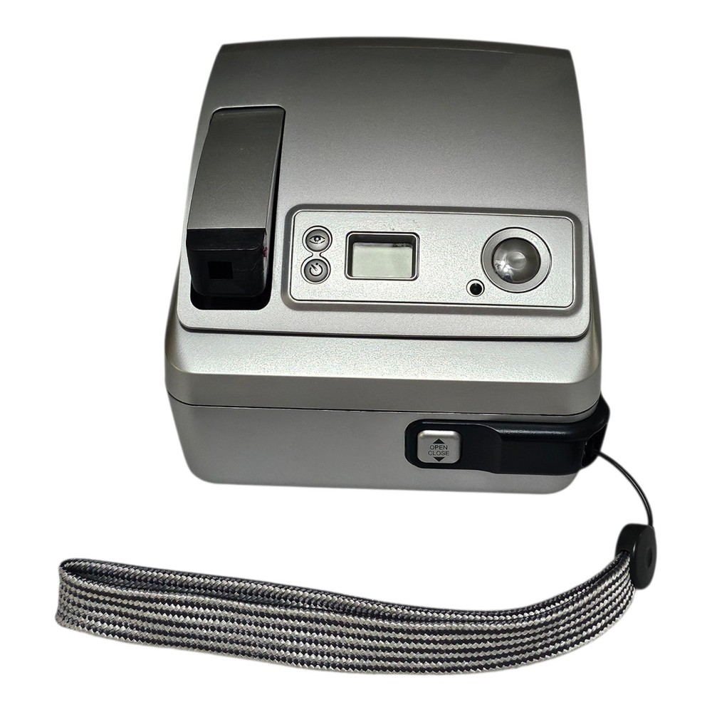 Polaroid One 600 Silver Instant Film Flash Camera Pop Up - UNTESTED