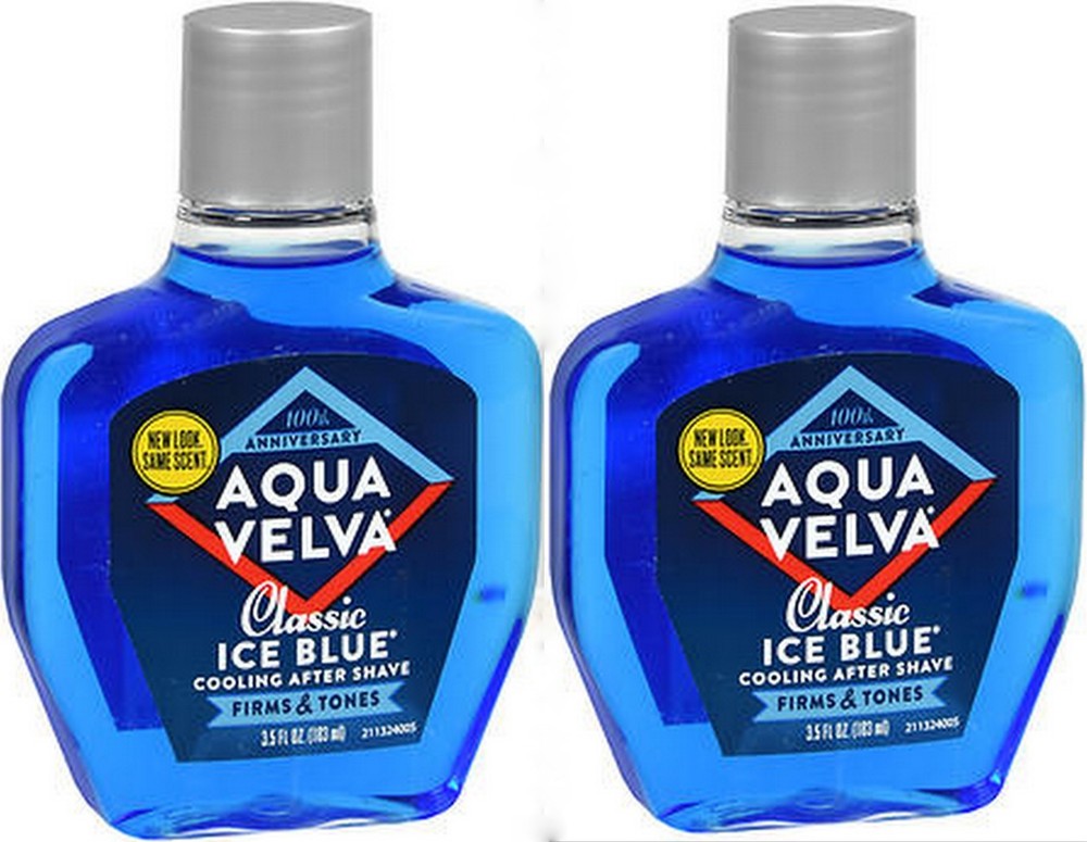 Aqua Velva After Shave, Classic Ice Blue, 3.5 oz ( 2 pack ) /