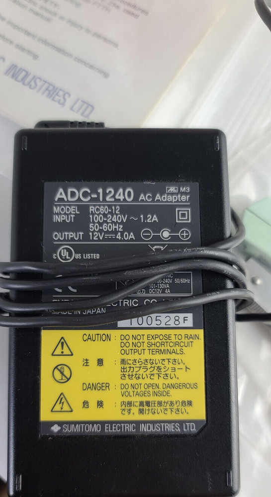 Sumitomo Type-25e Fusion Splicer ~ Powers On