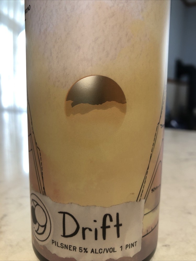 Beer Can Great Graphics Topographical Map W Sun micro brew . can is empty