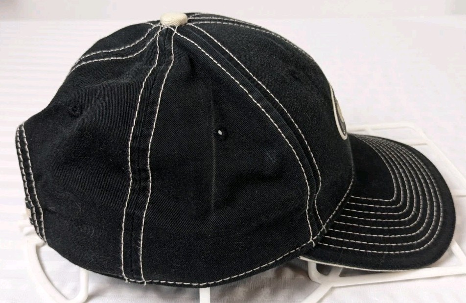 Walter Hagen Golf Hat Cap Adjustable Black Logo Cotton