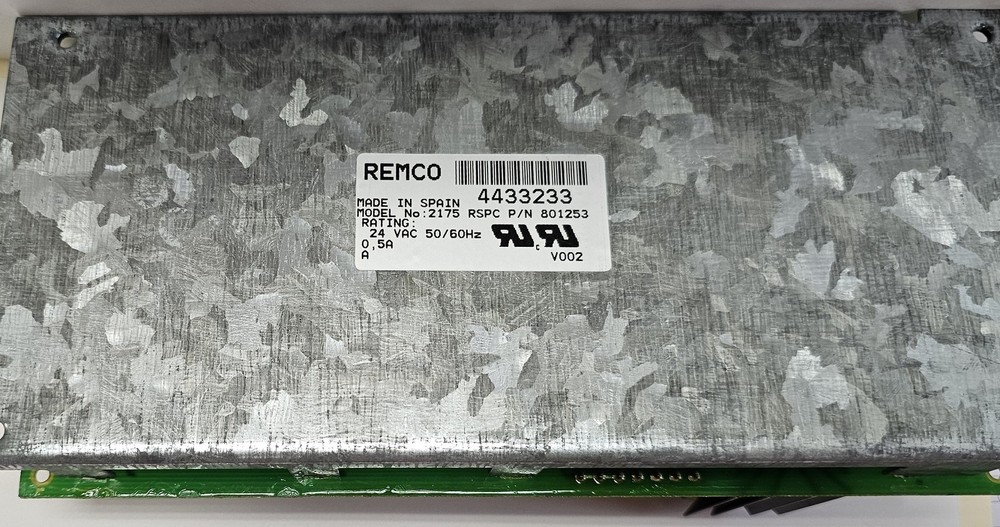 ALLIANCE PART #801253P ASSEMBLY E/M CONTROL PKG.