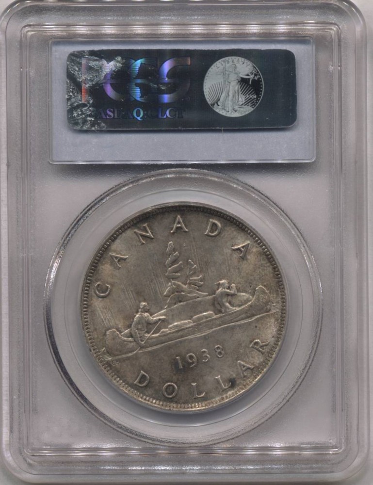 1938 Canada 50 Cent Silver Half Dollar PCGS AU55