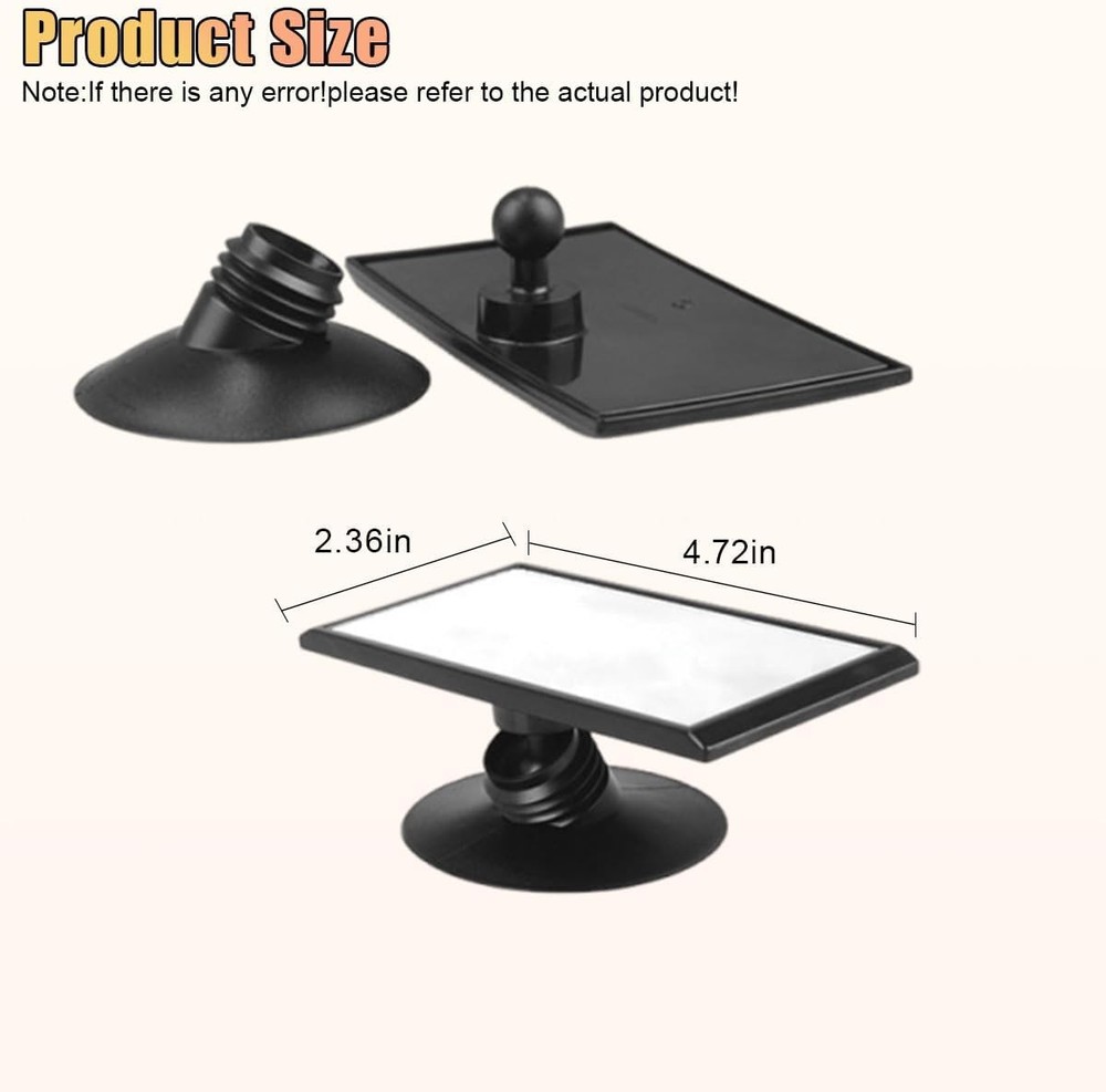 Car Interior Rearview Baby Mirror, Adjustable Wide Angle Windshield Backseat Mir