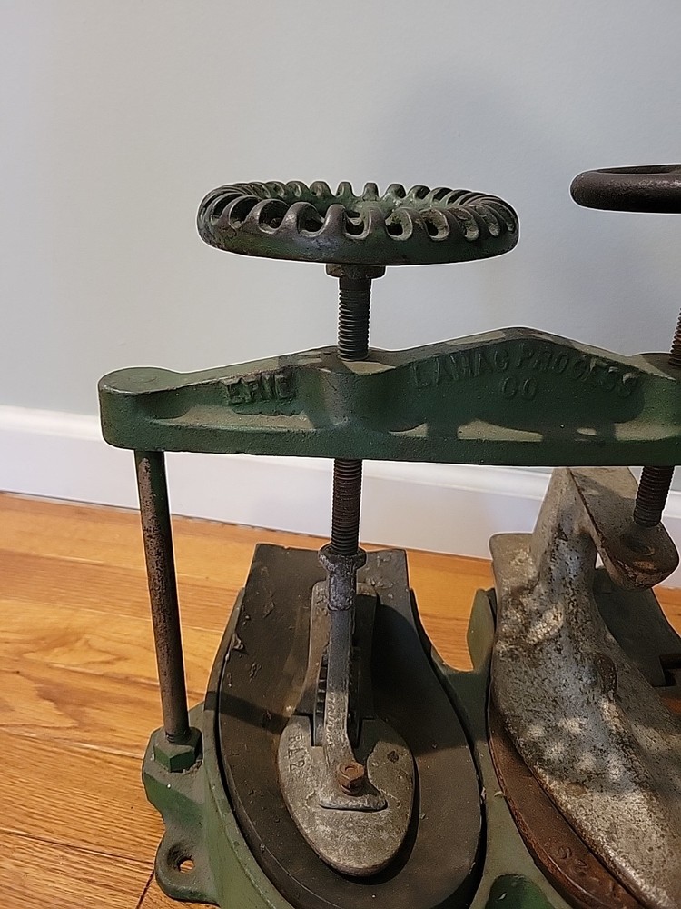 Vintage Lamac Process Shoe Sole Press Erie PA