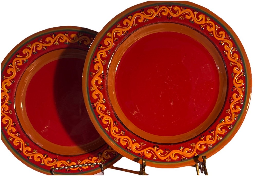 2) HOME STUDIO  BAJA COLLECTION  dinner plates