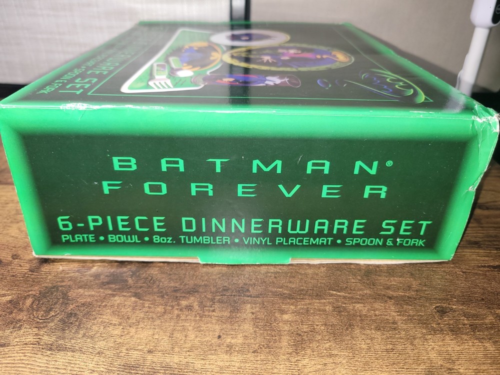 6 Piece Batman Forever Dinnerware Set