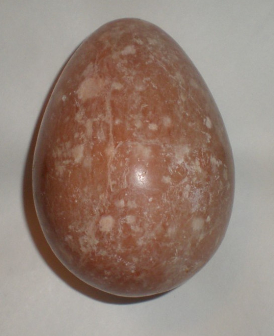 Vintage Egg-Shaped Polished Stone 3" x 2"
