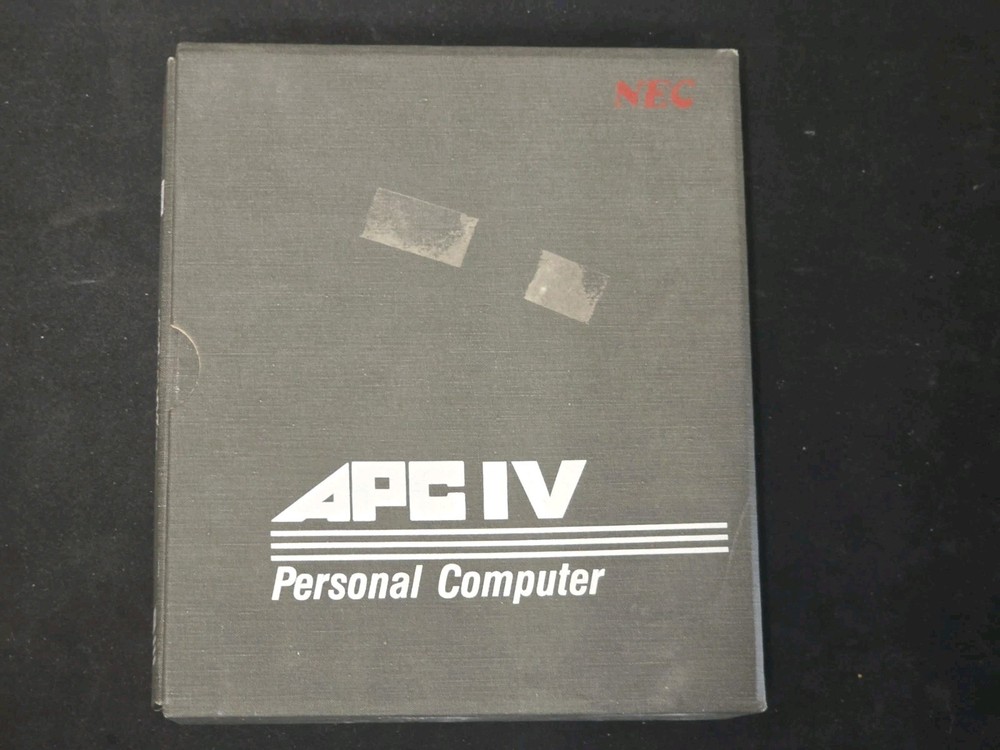 Vintage NEC APC IV Advanced Personal Computer MS-DOS 3.1 Guide & Floppy Disk