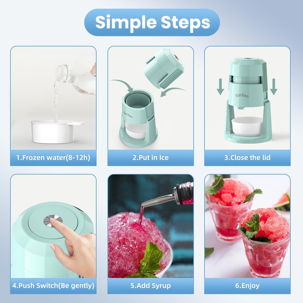 Professional Shaved Ice Machine: RX03 Electric Snow Cone Maker & ICEE Machine...