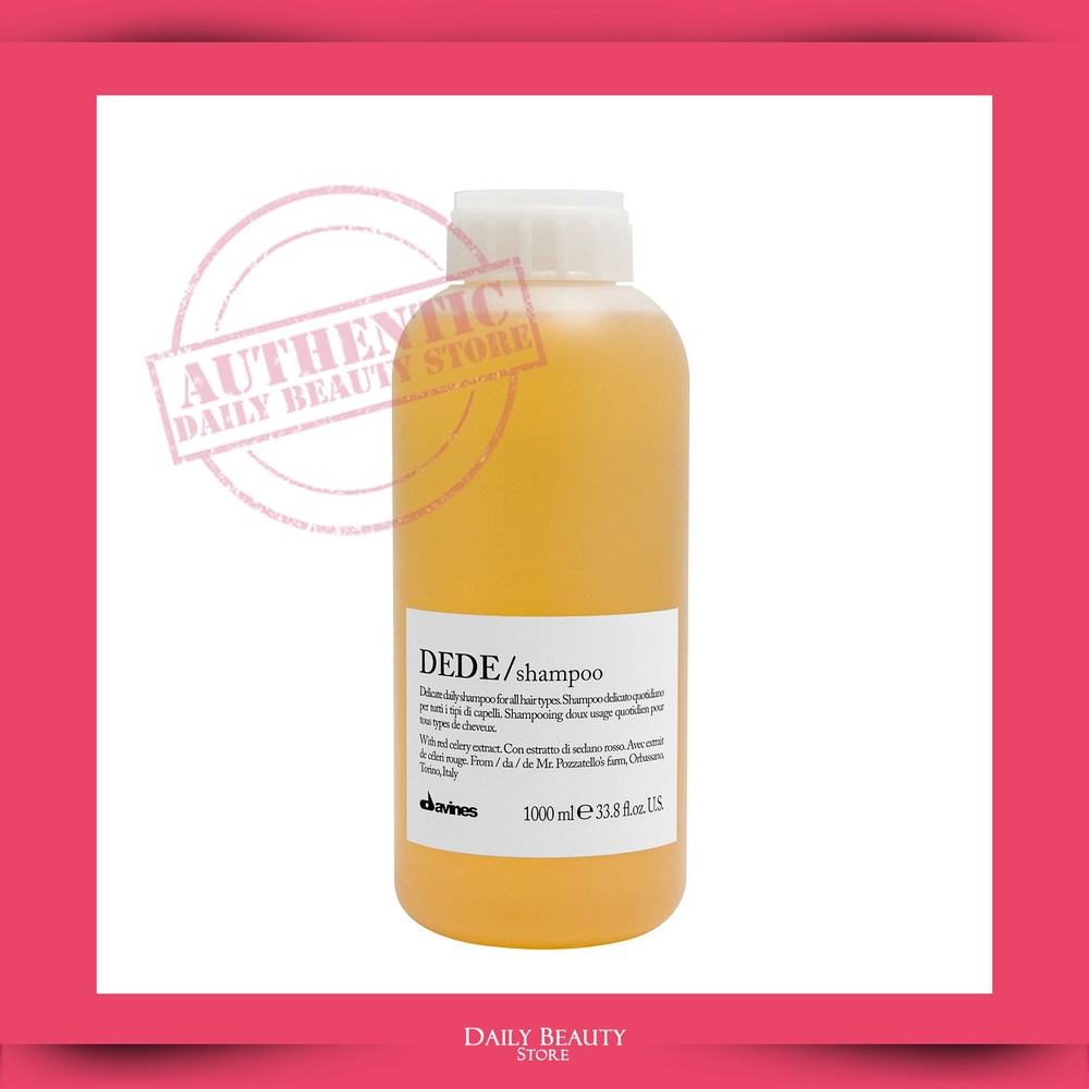 Davines DEDE Delicate Daily Shampoo 1000ml 33.8oz NEW FAST SHIP