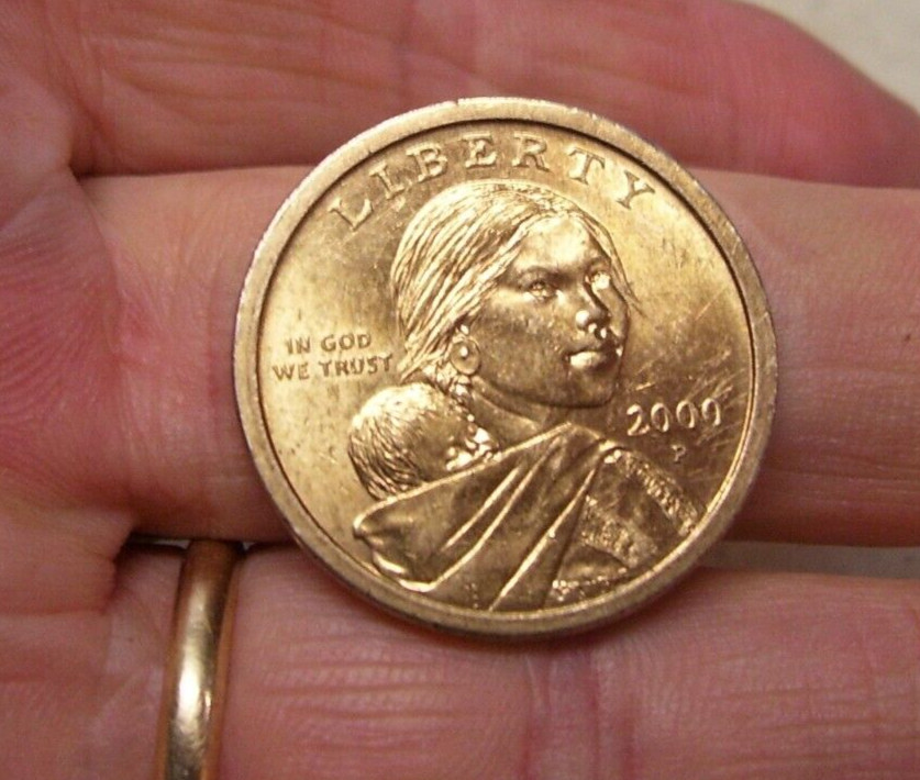 One Dollar Coin, Sacagawea - U.S., 2000p