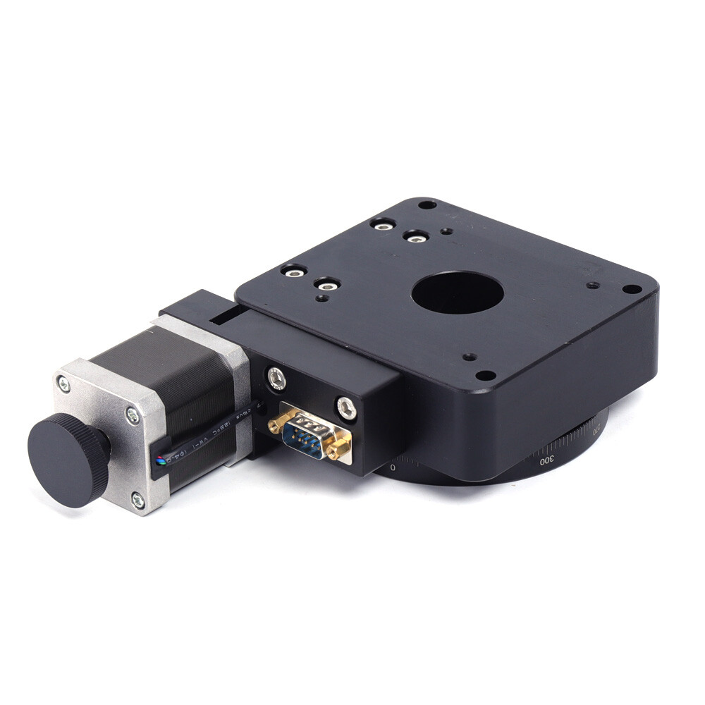 Electric Motorized Rotation Platform - Precision Optical Rotary Stage 100mm